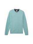 Пуловер Tom Tailor Pullover, цвет soft mint melange - фото