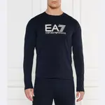 Облегающий крой с длинным рукавом Ea7, синий - фото