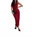 Платье макси Rouge Vine в насыщенном красном LOST + WANDER - фото