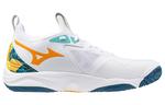 Mizuno Кроссовки унисекс, White/blue/orange - фото 2