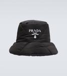 Квилтинговая шапка-ведро из Re-Nylon Prada - фото