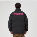 Пуховик Unisex M&X MEDX, черный с желтым логотипом (включает базовый слой) - фото 4