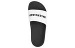 Сандалии pool slides 'white black' Balenciaga, белый - фото 4