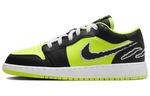 Jordan 1 Low SE Black Cat Volt (GS) - фото