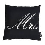 Подушка twentyfour Stone Mrs, черный - фото