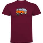 Футболка Kruskis Hippie Van Climbing, красный - фото