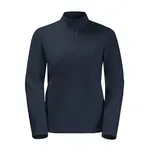 Флис Jack Wolfskin Taunus half zip, синий - фото 3
