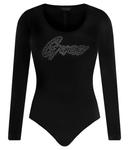 Боди Guess Jeans Emmy Slim Fit, черный - фото