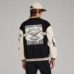 Бейсбольная куртка Unisex ICONS Lab, Светло-абрикосовый - фото 7