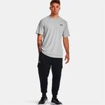 Футболка поло мужская Under Armour Tech Golf, (011) Mod Gray Medium Heather/Black/Black - фото 5