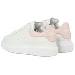 Alexander McQueen Oversized White Light Pink Snakeskin Women's - фото 5