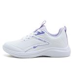 Кроссовки женские с низким верхом белый/фиолетовый Binary - фото