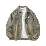 Джинсовые куртки унисекс BRUMAIRE, синее пальто и белый свитшот - фото 7