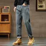 Джинсы мужские Jeep, синие на флисовой подкладке - фото 6