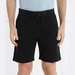 Зауженные шорты чиносы Boss, черный - фото