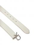Женский ремень Ck Buckle Belt 3.0_Smooth K60K613156 Calvin Klein, белый - фото 2