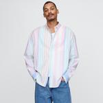 Мужская рубашка GAP, Color Block - фото 10