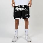 Повседневные шорты унисекс MIRACLE KILL, белая основа черный (без молний) - фото 6