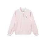 Детский свитшот Lapel Moderate PUMA, розовый 60001 - фото