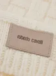 Шарф с логотипом Roberto Cavalli, белый - фото 2