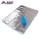 Коврик для пикника BSWolf, влагостойкий коврик из алюминиевой фольги, утолщенный коврик для пикника на открытом воздухе, 200*150, серебристый - фото 3