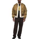 Стильный двусторонний бомбер Stussy, зеленый - фото 6