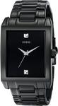 Наручные часы Guess Mesh Black Ionic Plated Rectangular Genuine Diamond, цвет черный, модель U0298G1, Black/Black/Black - фото