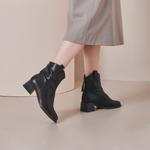 Ботильоны женские Gemeiq, хаки - фото 9