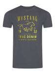 Футболка Mustang Basic Print Tee, серый - фото