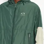 ARMANI EXCHANGE Куртка с капюшоном и панелями, Dark Green - фото 9