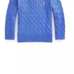 Детский свитер Polo Ralph Lauren, небесно-голубой - фото 7