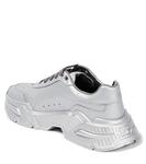 Кожаные кроссовки Flash Dolce&Gabbana, серебряный - фото 2