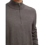 Свитер Selected Berg full zip, серый - фото 5