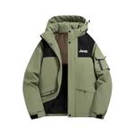 Стеганая куртка унисекс Jeep, хаки - фото 5