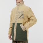 Бархатная куртка унисекс хаки Puma, хаки - фото 5