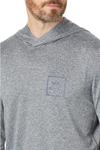 Футболка RVCA RVCA Long Sleeve Hooded Surf Tee, Heather Grey - фото 3