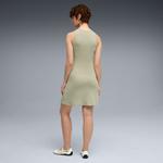 Женское платье в рубчик Puma Wardrobe Essentials, зеленый - фото 2