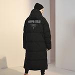 Пуховик унисекс Kappa, черный - фото 7