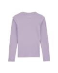 WE Fashion Лонгслив в лавандовом цвете - фото 2