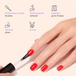 Верхнее покрытие для гелевого лака Green Flash Vegan LED 12-Free Manucurist - фото 3