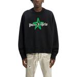 Толстовка fw22 star sprayed logo sweatshirt 'black green' Palm Angels, черный - фото 2