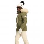 Женская пуховая куртка Circe Obermeyer, Smokey Olive - фото 2