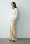 С карманами, без рукавов Massimo Dutti, Beige - фото 4