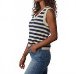 Топ "Вандерласт" в кремовом и темно-синем цвете The Normal Brand - фото 2