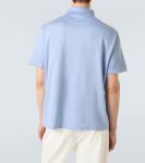 Хлопковая поло с логотипом Etro, Dark Blue - фото 4