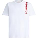 Футболка с принтом MARNI, белый - фото 3