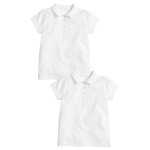 Рубашки-поло 2 Pack Short Sleeve Poloshirts Next, белый - фото