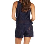 Hersire Surplice Ромпер в темно-синем цвете Elif - фото 2