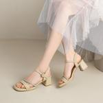 Сандалии женские Kekafu, бежевый - фото 7