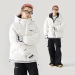 Пуховик Unisex GOLFCROSS, бело-черный - фото 6